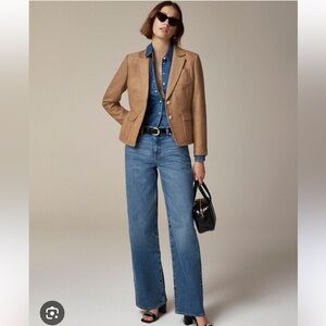 J. Crew Shrunken-fit blazer in wool bouclé